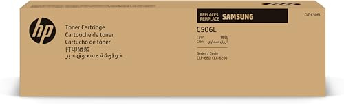 HP CLT-C506L Original Toner Cyan (Kompatibel mit: CLP-680ND, CLX-6260ND / FD / FR / FW)