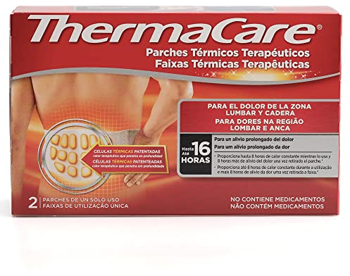 ThermaCare Wärmepflaster für den unteren Rücken, 2 Stück, bei Schmerzen im unteren Rücken und der Hüfte, von Angelini Pharma Deutschland