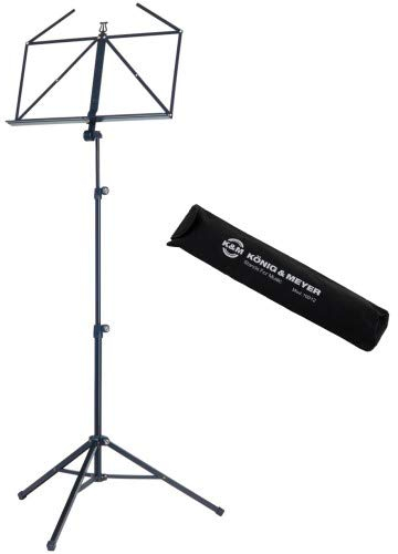 K&M 10065 Notenpult Schwarz Set