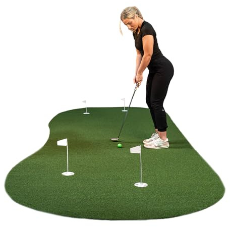 ALLTURFMATS 6 Feet x 15 Feet Professional Synthetic Turf Practice Putting Green