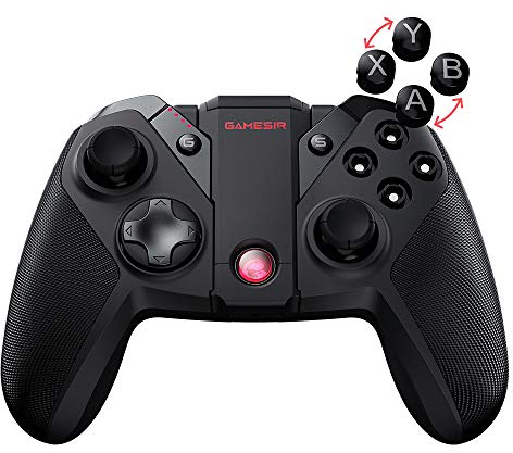 GameSir G4s – Gamepad Bluetooth, Wireless Controller Joystick di Gioco di 2.4GHz, Compatibile per Android Smartphone/Tablette, Windows PC, PS3, Smart-TV, Samsung VR ecc.