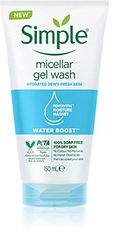 Simple Jabón Limpiador Facial Water Boost 150 Mililitros