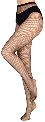 ANES Collant Donna in Rete, Collant Compressione Graduata Donna, Eleganza Vintage, Ideale per Feste ed Eventi, Comfort e Stile per Ogni Occasione, Angelina Visone