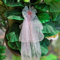 Fiocco Nascita Coccarde Luccido Tulle Rosa Azzurro (ROSA)