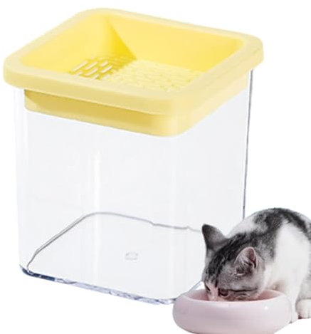 Pcingsia Hydroponic Katzengras Pflanzgefäß - Soilless Culture Katzengras Growing Kit - Weizengras Anzuchttopf Transparent Katzengras Sämlingschale Haushalt Katzengras Box Indoor Bio Catgrass Tray