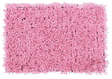 YIMOCHEN Kunstrasen 1PC Rasen Dekoration 40X60cm Künstliche Milan Gras Teppich Rasen Simulation Kunststoff Pflanzen Rasen Hotel Hause Hochzeit Hintergrund Wand Kunstrasen Outdoor(Pink)