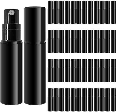 deegbbyi 50 Stück 2ml Parfümzerstäuber Nachfüllbar, mini sprühflasche | Parfüm Nebler Nachfüllbar Leer, Parfüms Zerstäuber für Unterwegs, Portable Nebler für Unterwegs, für Parfüm, Reisen, Kosmetik