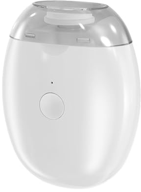 Smart Fingernail Grinder Pro - Automatic Nail Trimming, Super Quiet Smart Nail Trimmer, Electric Nail Clipper with LED Light & 3 Speed Settings, USB Rechargeable, for Baby, Kids, Adults (White)