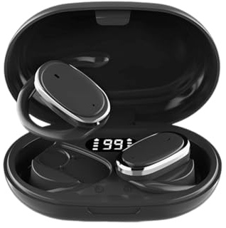 Ecouteurs Bluetooth sans Fil Sport,Oreillette Bluetooth 6.0 avec 3D HiFi Stéréo,Écouteur sans Fil Antibruit,IP8 Étanche Oreillette,USB-C Charge Rapide,Open Ear Ecouteurs,pour iPhone/Android/Samsung