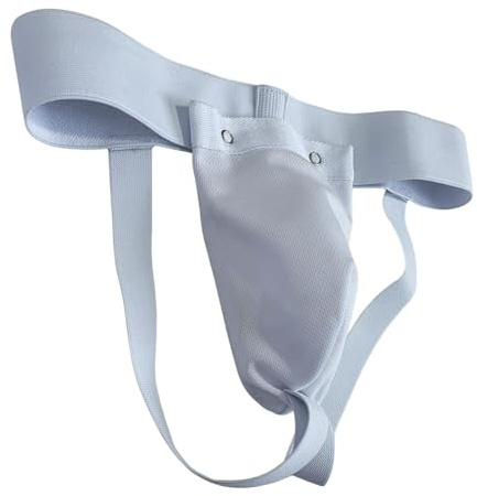 TWISAXC Comode protezioni inguinali per uomo con coppa rimovibile, supporto elastico, protezioni inguinali elasticizzate professionali con coppa protettiva