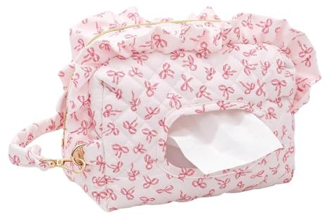 Bolso Acolchado Para Pañales Dispensador Portátil de Tela Acolchada Floral