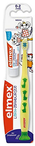 ELMEX Lernzahnbürste, 1 St, Weich, Kinderzahnbürste, Lila