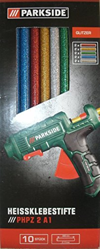 Parkside Heissklebestifte PHPZ 2 A1 - Bunt Glitzer (10 Stück)