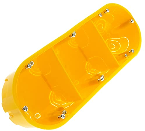 BeMatik - Rechteckig Schalterdosen 215x74mm für elektrische Anschlüsse