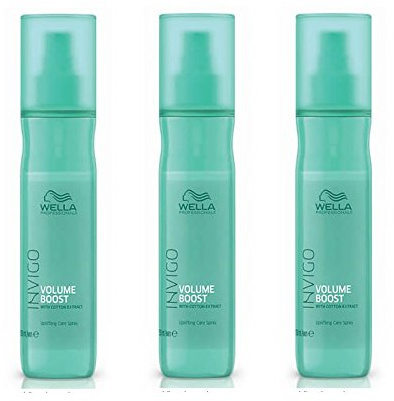 Wella INVIGO Volume Boost Uplifting Care Spray 150ml x3