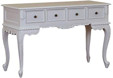 Kunibert Antiker Sekretär Barock Louis Seize Renaissance Rokoko Farbe: weiß Schreibtisch Schminktisch Länge120xHöhe75xBreite49cm Nr.13