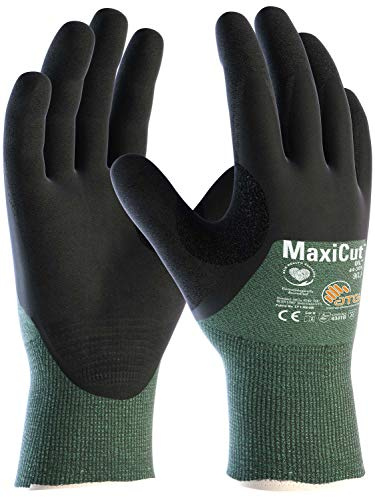 ATG Handschuhe 44-305 Schnittschutzhandschuhe MaxiCut Oil grün/schwarz 11
