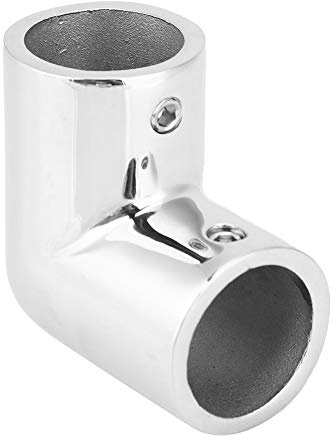 2 Way Pipe Fitting 90 Degree 316 Stainless Steel Corrosion Resistance Pipe Elbow Tube Connectors 3mm Thickness Mirror Polishing Finish Pipe Adapter-Three Diameter Optional(25mm) | 2-Wege Rohrbogen aus Edelstahl 316 für Sanitärinstallationen 90°, spiegelpolierte Oberfläche