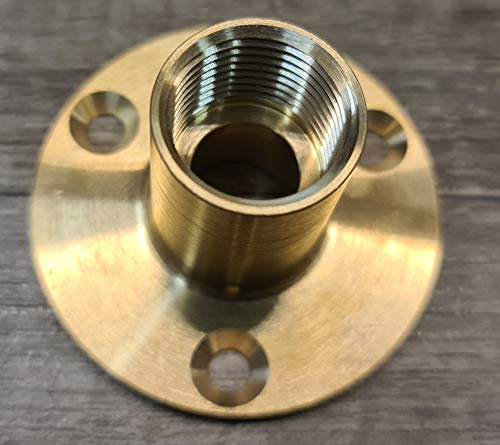 Wallplate Boss 1/2 for Garden Bib Tap Wall Plate Flange for 15mm Pipe