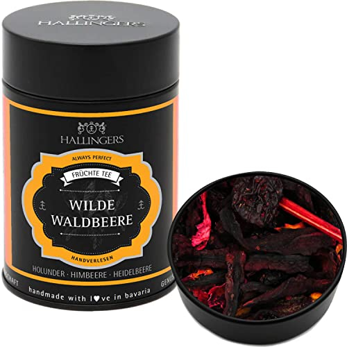 Hallingers Genuss Manufaktur Loser Früchte-Tee mit Holunder, Himbeere & Heidelbeere