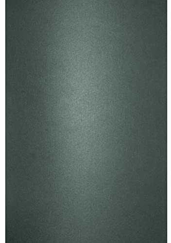 Netuno 100x Tonkarton Königs-Grün DIN A4 210× 297 mm 210g Sirio Color Royal Green Bastelkarton A4 Ton-Zeichen-Karton zum basteln Bedrucken Kreativkarton A4 farbig für Weihnachts-Karten Hochzeitskarten