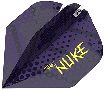 Target Darts Luke Littler Generation 1 Pro Ultra Dart Flights, 3er-Pack – NO.2 Shape Flights | Professionelles Dartzubehör, The Nuke G1 Dart Flight Set, 3er-Set