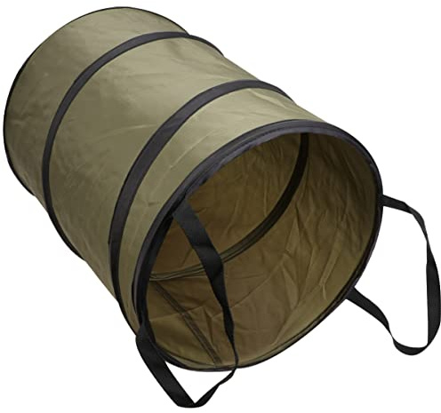 BESPORTBLE PopUp Trash Can, 10Gallon Garbage containers - Portable Recycle Bin for Camping Outdoor BBQs, Tailgating Leaf or Yard Cleanup