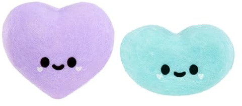 Fluffie Stuffiez Minis – Jelly Bean und Herz-Bonbon – Weiche und Knautschige Mini-Sammelstücke – Überraschung beim Auspacken – Taktiles- und Fidget-Spiel zum Selbermachen – für Kinder ab 4 Jahren