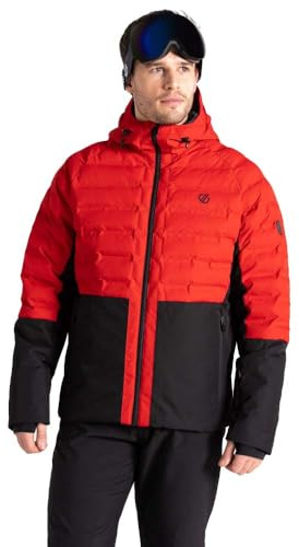 Dare2B Herren Mens Ollie Ii Jacket Skijacke, Danger Red/Black, 3XL