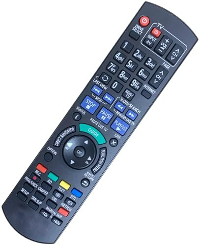 Genuine N2QAYB000618 DVD Recorder Remote Control Compatible with Panasonic DMR-HW100 HW200