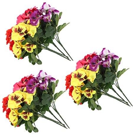 MUSISALY STK künstliche Seidenstoff Sonnenblumen Blumendekor Blütenstiel gefälscht Party künstliche blüten Artificial Plastikblumenpflanze Hochzeits-Layout- Seidentuch
