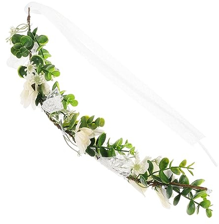 LOORGVEL Blumenkranz für Braut Haaraccessoire für Hochzeit und Festlichkeiten Geeignet für Jedes Alter für Fotoshootings und Besondere Anlässe