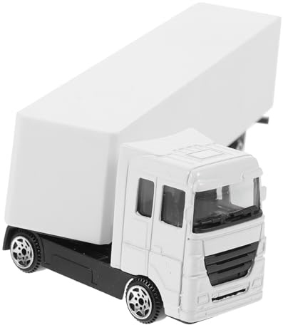 FRCOLOR Mini Container Truck Model Toy Trucks for Boys Alloy Material for Car Toys Collection and Imaginative Play Scenario