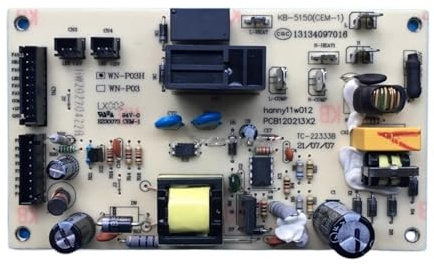 Vinkylens Styrkort Vinskåpets Kretskort WN-P03H Hanny11w012 PCB120213X2 220V 110V Ersätt Vinkylens Styrkort(110V)