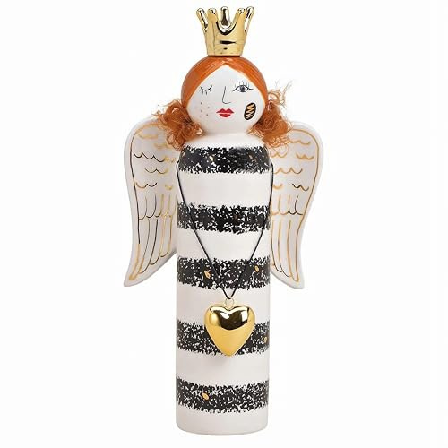 Pommerntraum ® | Schutzengel Engel Glücksengel Weihnachtsengel NanaEngel Engelfigur Dekoengel Weihnachtsdeko (herrlich schräger Engel - XL)