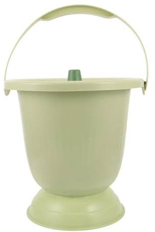 COLLBATH Cubo para Orinar: Inodoro a Prueba de Salpicaduras con Tapa para Personas Mayores - Orinal Unisex con Tapa para Personas con Discapacidad - Urinario de Cama con Cubo para Embarazadas -
