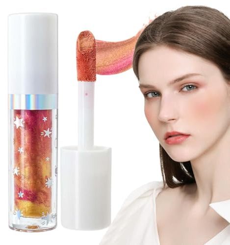 Fard liquido per , 4,5 ml, colore miscelabile, leggero e scintillante, per tutto il giorno, trucco occhi e