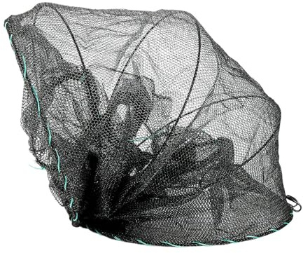 Fiskfälla Masknät för Mete och Fångst | Portabel Fiskfälla i Nätmaterial, Fisket Karp, Havskatt, Crappie, Havsabborre, Öring vid , Sjö, Kajak, Damm, Vattendrag och