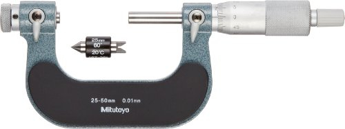 Mitutoyo 126-128 Gewinde-Bügelmessschrauben, 75-100 mm