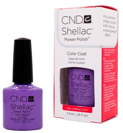 Cnd Cosmetics Shellac 2013 Spring Sweet Dreams Collection Lilac Longing Gel Uv Nail Polish
