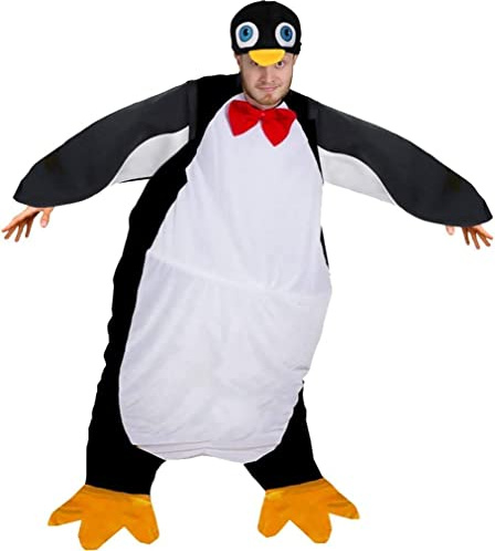 I LOVE FANCY DRESS Unisex Penguin Fatsuit - Christmas Penguin Costume - Novelty Fat Suit (One Size)
