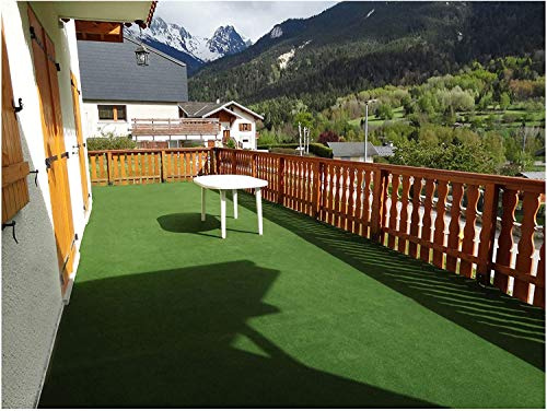Decoweb Moquette extérieur sur plots - Terrasse et Balcon - Vert - Rouleau de 2m x 6m