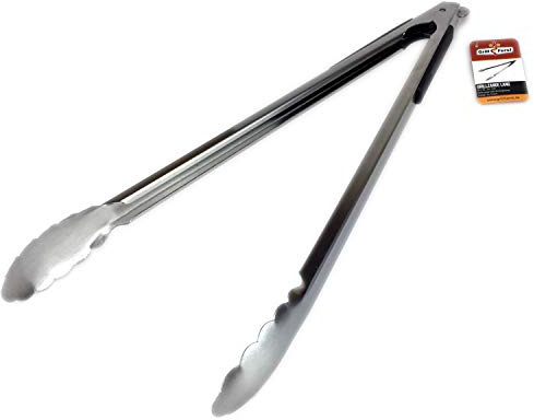 GrillFürst Pinzas Para Barbacoa De Acero Inoxidable 54 cm - Pinzas Para Barbacoa - Accesorio de Cocina para Parrilla - Pinzas barbacoa largas Con mango de plástico - pinza barbacoa