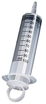 Ogquaton Seringues de 100 ml, seringues en plastique avec tube en PVC, seringues pour fourrage, seringues pour marinade, seringues d'extraction avec tube