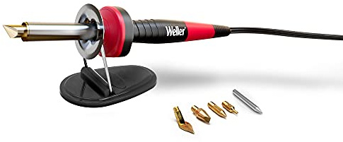 Weller WLIWBK1523G 8 Pieces Safe Wood Burning Project Kit with 5 Woodburning Tips, 30W/230V UK