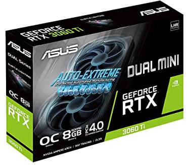 ASUS Dual GeForce RTX 3060 Ti 8GB GDDR6 PCI Express 4.0 Scheda video DUAL-RTX3060TI-O8G-MINI-V2