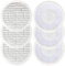 Replacement Steam Mop Pads for Shark S6002UK S7201UK Steam Mop, Reusable Steam & Scrub All-in-One Cleaning Pads, Scrubbing and Sanitizing Rotating Power Pads for All sealed hard floors (6PCS)