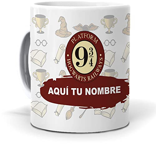 mundohuevo Taza Personalizada con Texto. Regalo Original. Taza Harry con tu Nombre. Haz