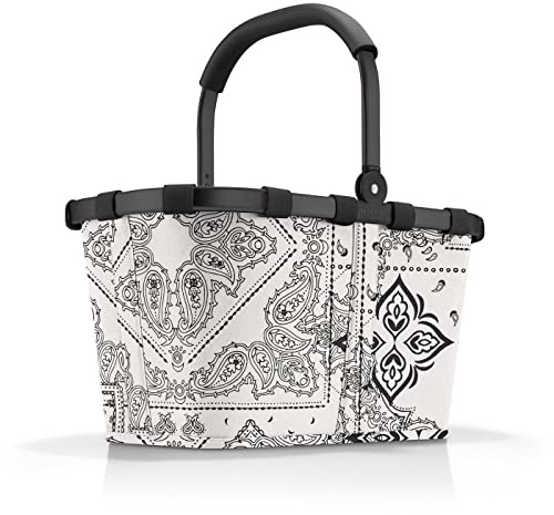 reisenthel carrybag frame bandana white Stabiler Einkaufskorb mit viel Stauraum und praktischer Innentasche Elegantes und wasserabweisendes Design