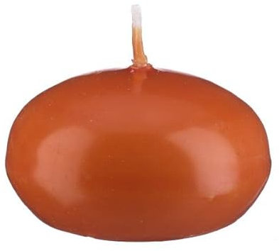 Kopschitz XXL Maxi Schwimmkerzen Dunkelorange Ø 80 x 55 mm, 8 Stück